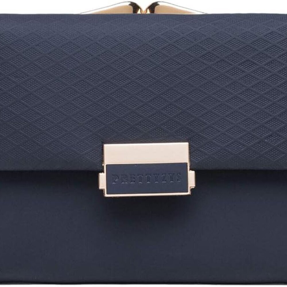 Women Wallets Soft Faux Leather Slim Mini Large Capacity Navy Durable